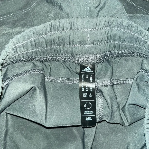 Adidas Women's Gray Athletic Shorts - Picture 3 of 3